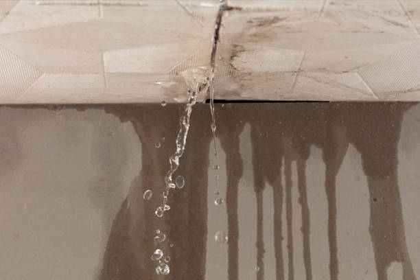 Professional Sewage Cleanup technician working in Marble Falls, TX
